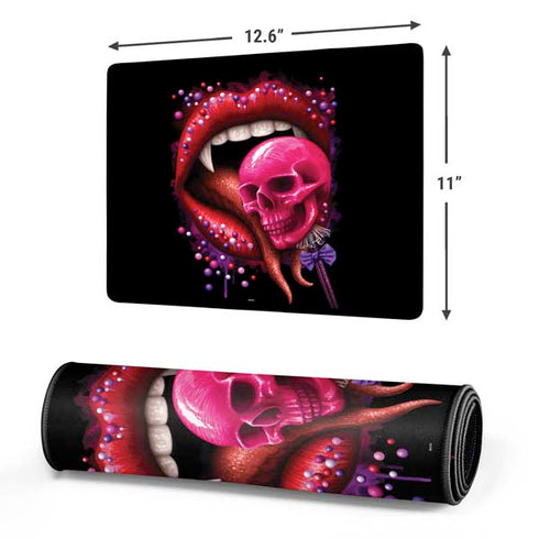 Vampire Skull Lollypop by Sarah Richter Gaming Mouse Pad